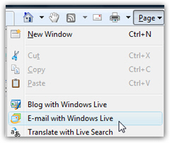 Use Hotmail as default email client in Internet Explorer 8