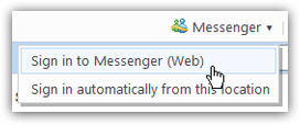 Hotmail tip: sign in to IM from your web browser