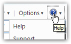 Hotmail Help button