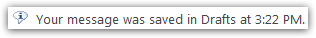 Hotmail email automatically saved in Drafts folder