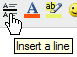 Insert line separators in Hotmail