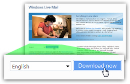 Click to download Windows Live Mail or Windows Live Essentials for free, on your computer