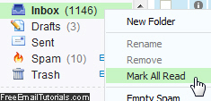Mark all emails in your Yahoo Mail inbox as Read
