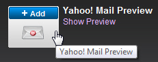 Add the "Yahoo! Mail Preview" application to My Yahoo